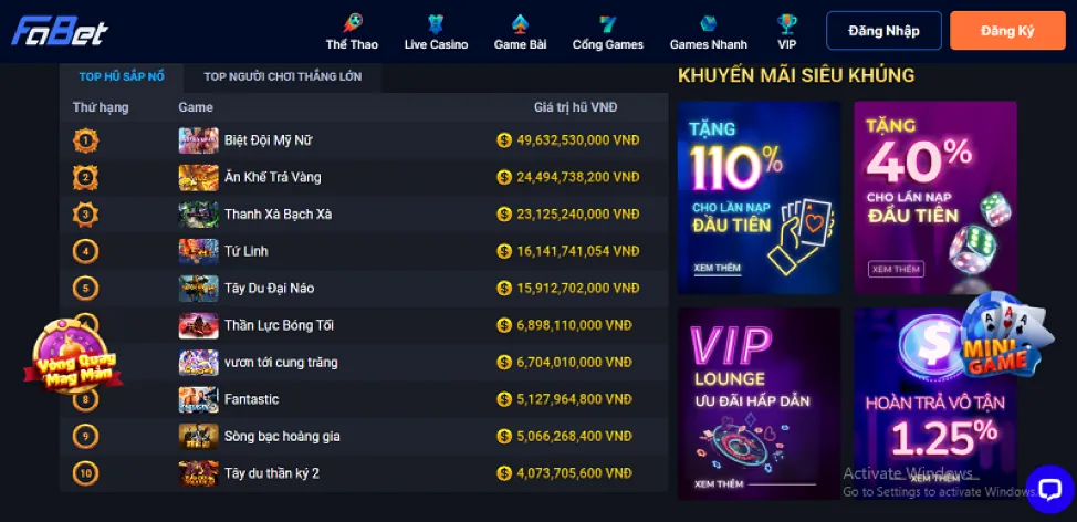 Các loại vũ khí và kỹ năng trong game bắn cá link xin88